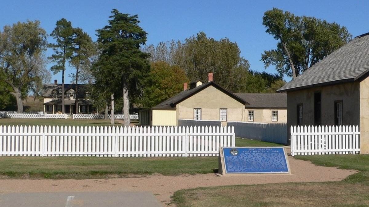 Southeast side of parade ground at Fort Hartsuff State Historical Park