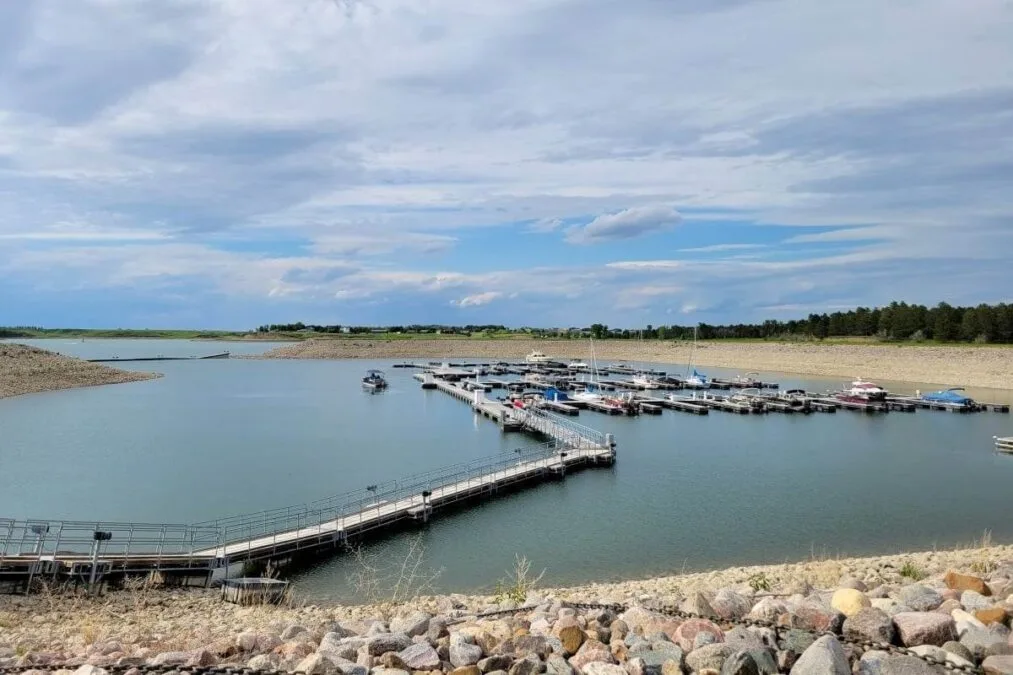 Fort Stevenson State Park 6 The marina at Fort Stevenson State Park
