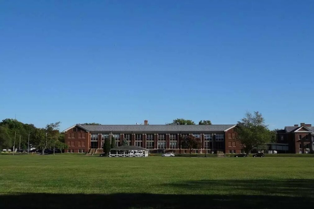 Parade grounds at Fort DuPont State Park