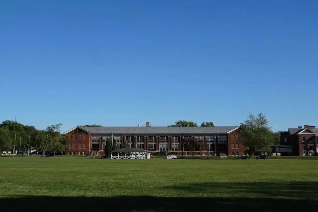 Parade grounds at Fort DuPont State Park