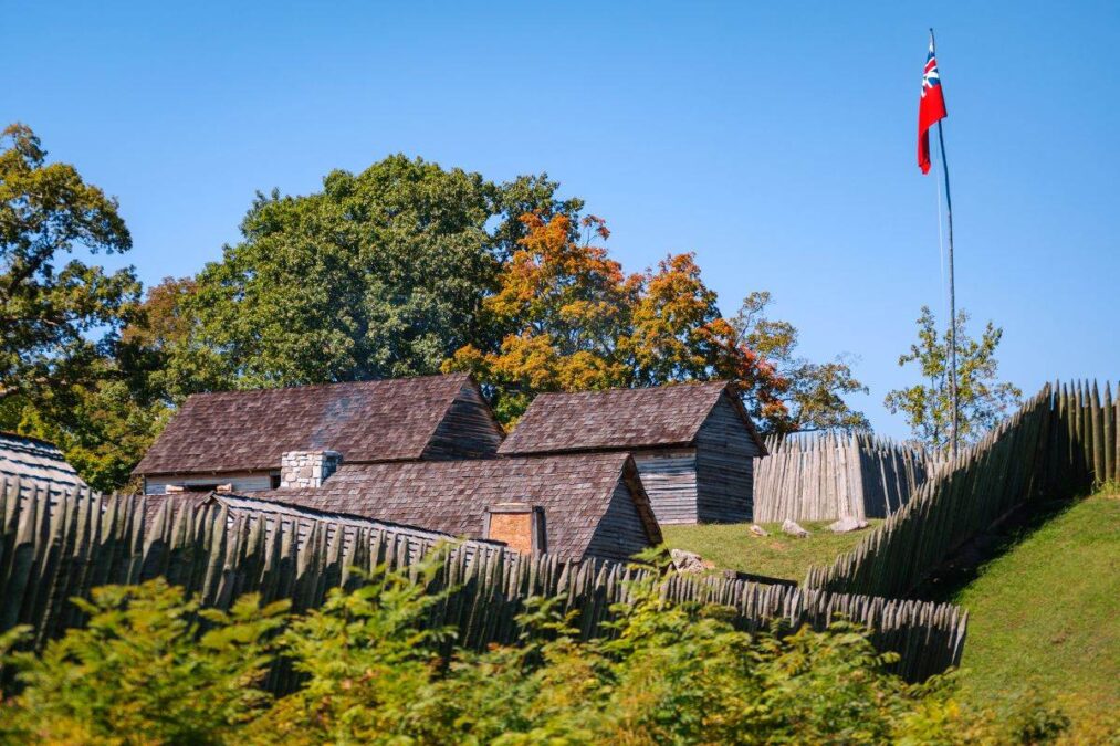 flagpole at Fort Loudoun State Historic Park