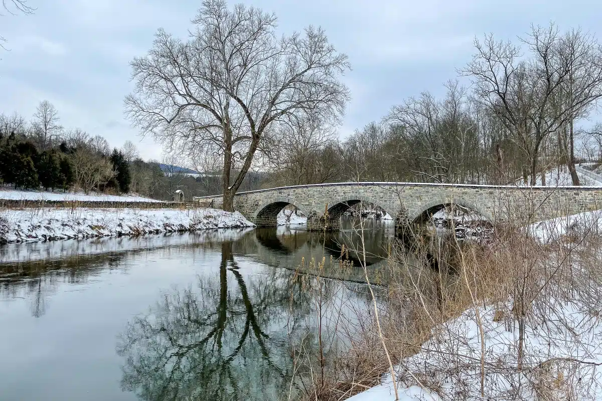 stone bridge at Fort Pillow State Historic Park