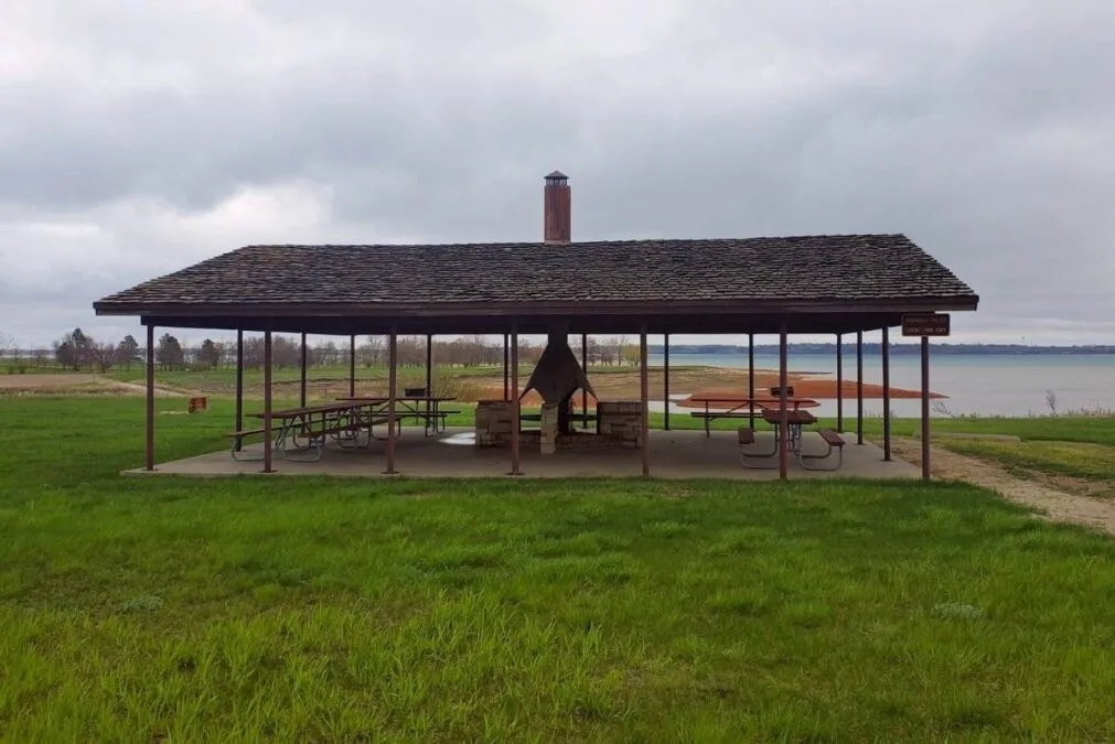Lake Sakakawea State Park 10 Pavilion by the water at Lake Sakakawea State Park