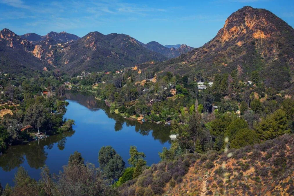 aerial photograph of Malibu Creek State Park