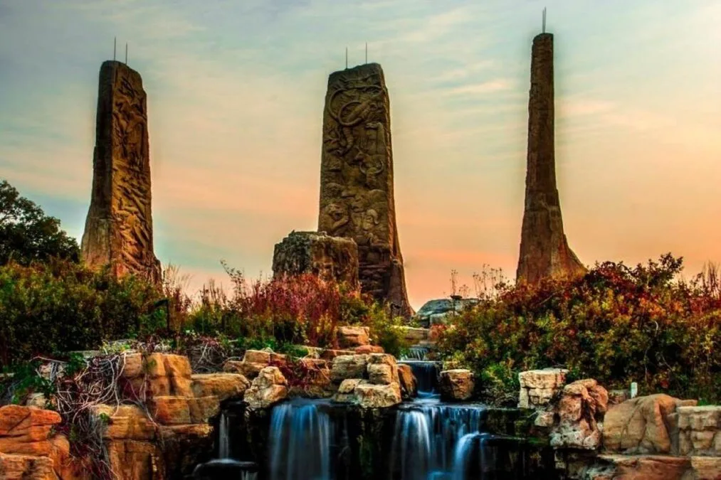 Towers of Time monument at Ponca State Park
