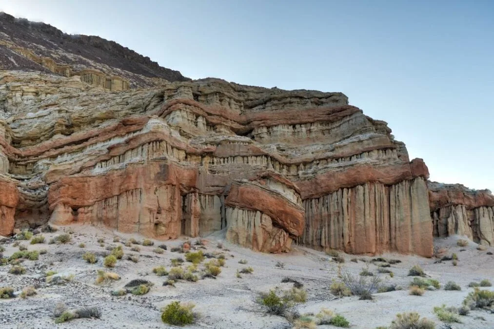 the red canyons at Red Rock Canyon State Park
