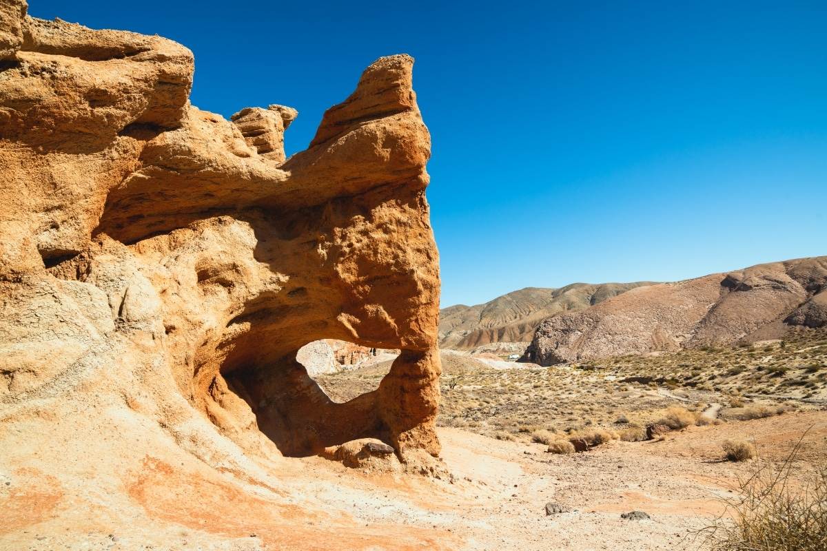 interesting geologic features at Red Rock Canyon State Park
