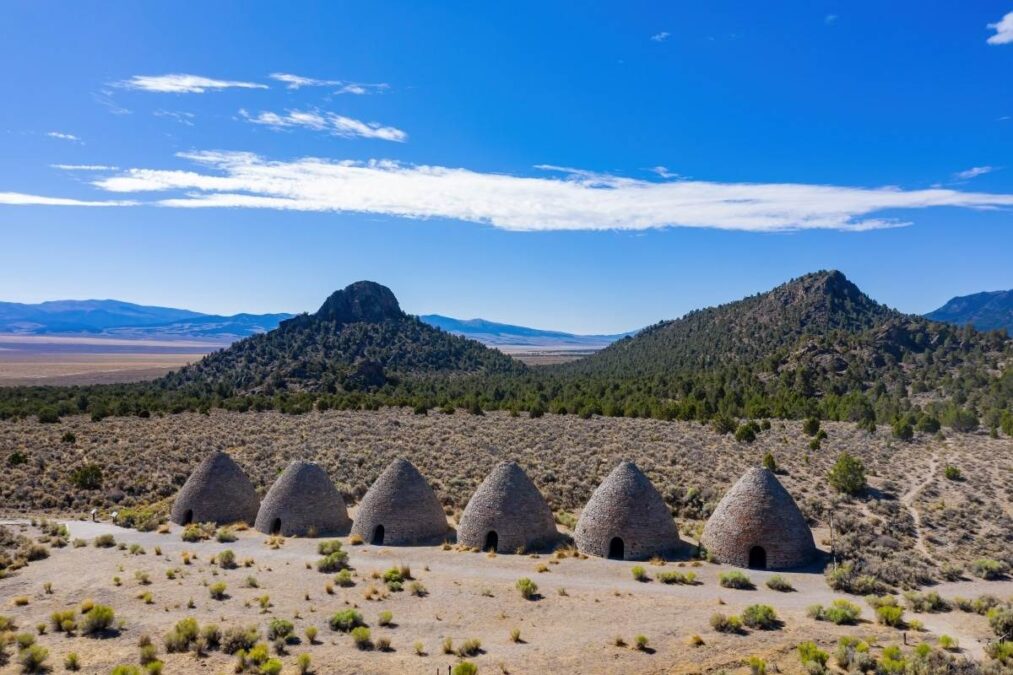 aerial photograph of Ward Charcoal Ovens State Park