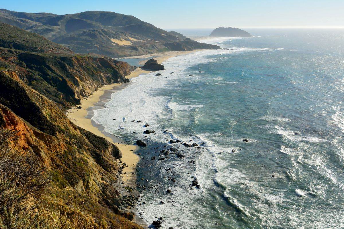 aerial photograph of Andrew Molera State Park