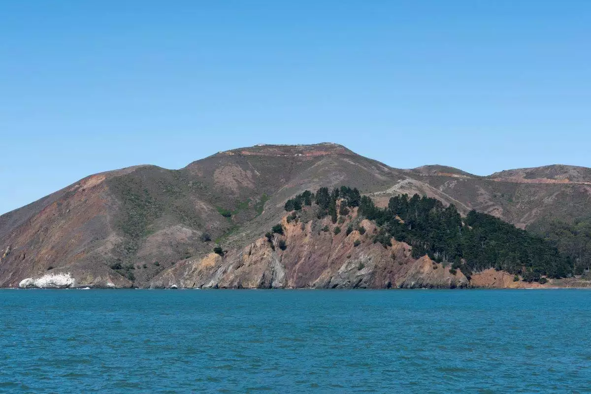blue water surrounding Angel Island State Park