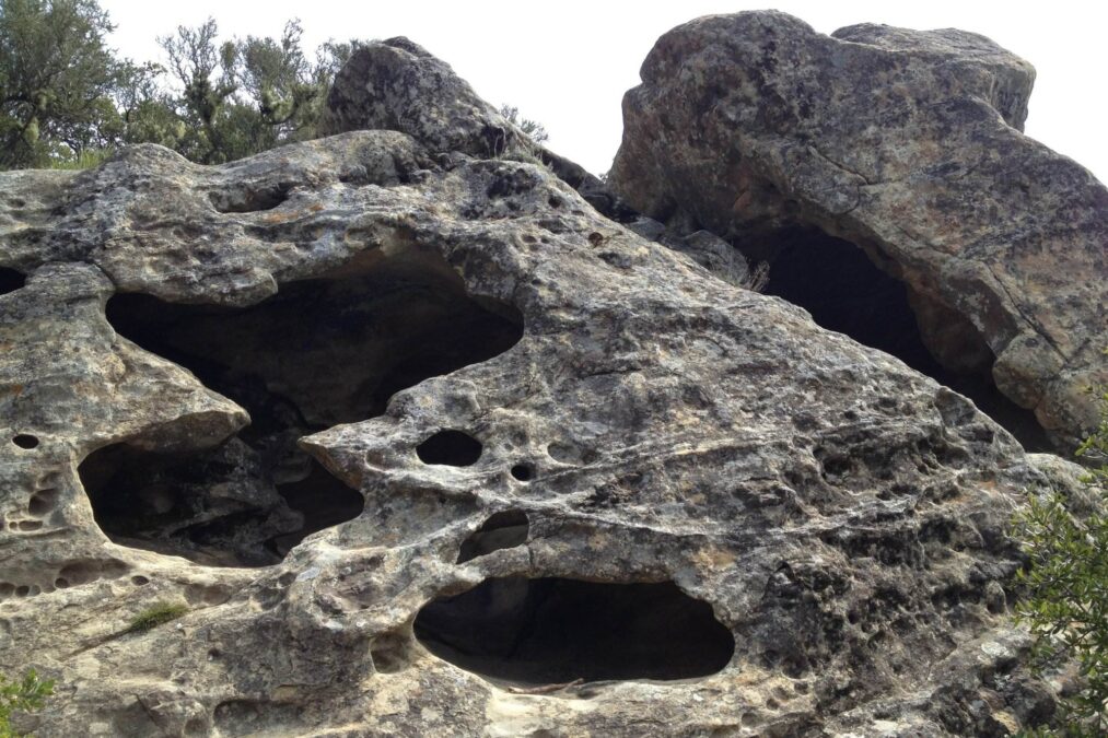 rock climbing spot at Castle Rock State Park