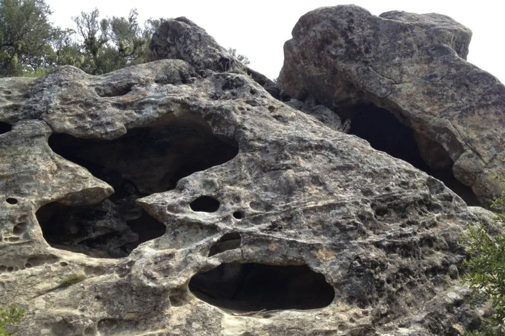 rock climbing spot at Castle Rock State Park