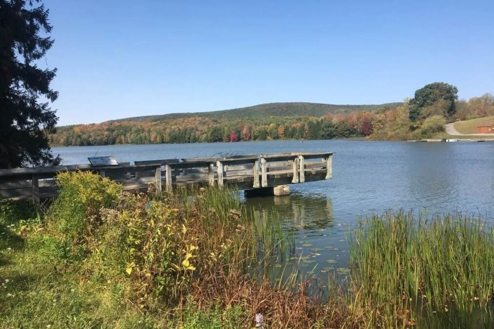 Hills Creek State Park 48 Fishing pier at Hills Creek State Park