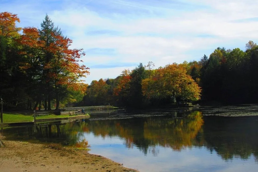 Kooser State Park 57 The lake at Kooser State Park during Autumn
