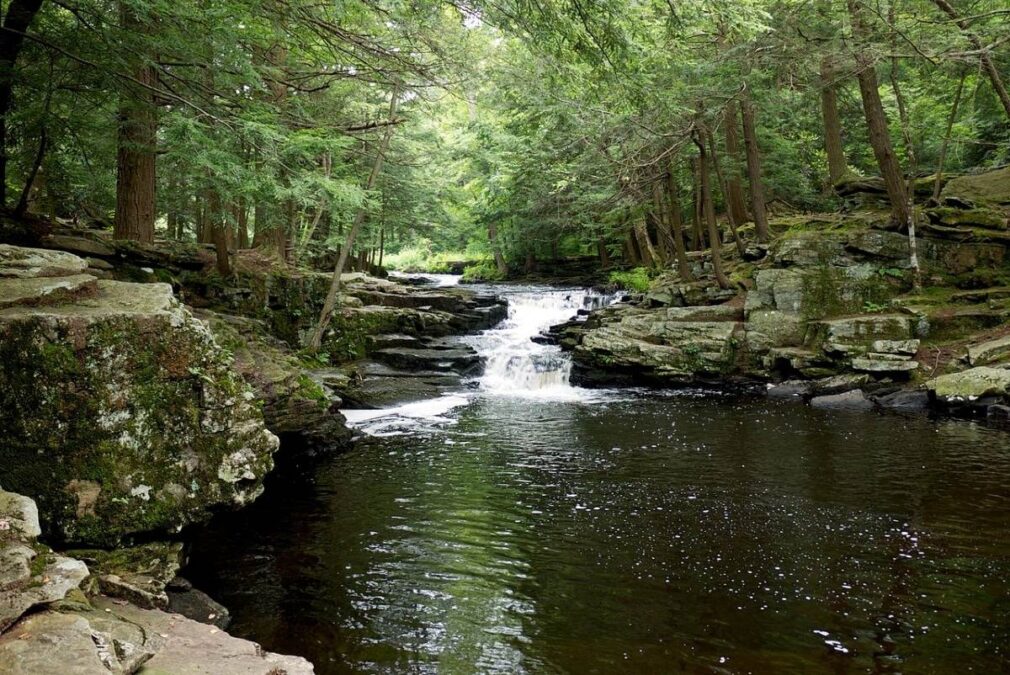 Promised Land State Park 1 Small waterfall in Promised Land State Park