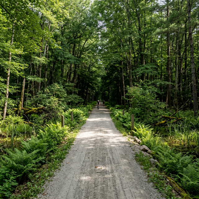 Forested wetland terrain at Gete Mino Mshkiigan State Park