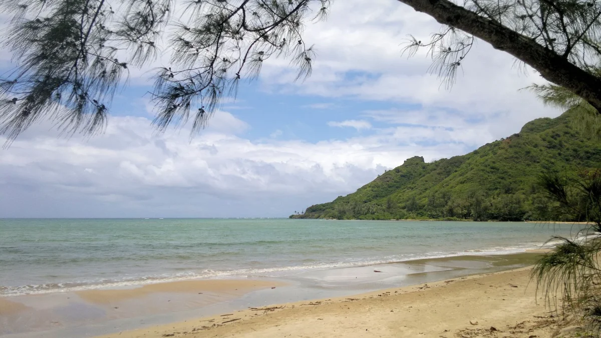 Kahana Bay at Ahupuaʻa ʻO Kahana State Park, Oahu, Hawaii
