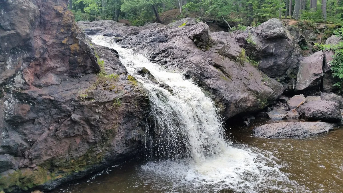 Upper Falls on the Amnicon River at Amnicon Falls State Park, Wisconsin