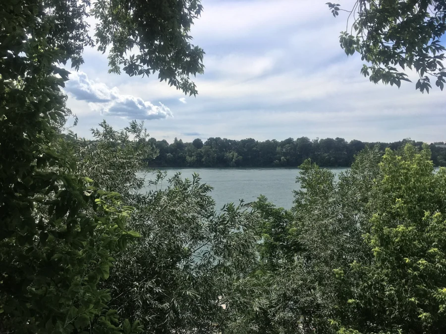 Artpark State Park 4 Niagara River seen from the waterfront at Lewiston near Artpark, New York