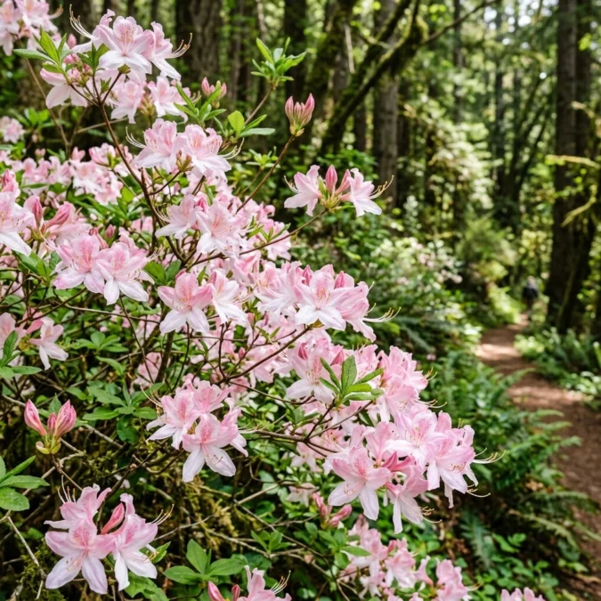 Azalea State Natural Reserve 20 Western Azalea blooms in California