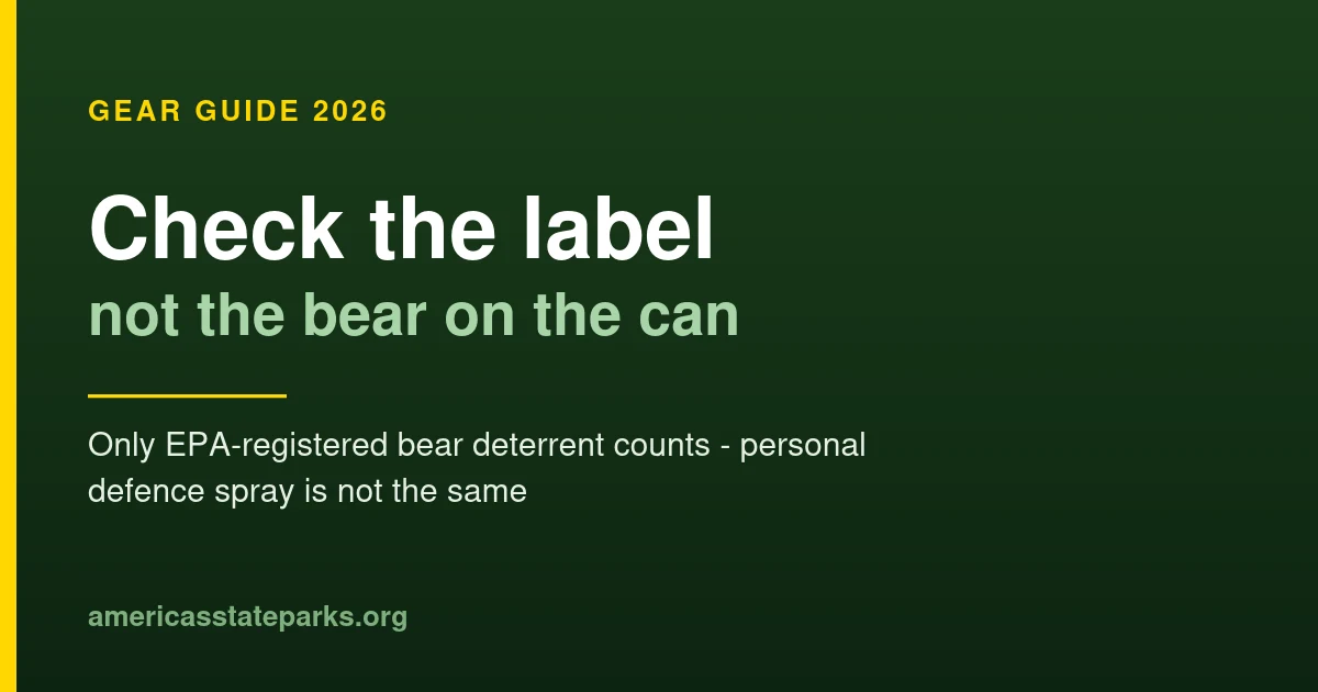 Best bear spray: how to check the EPA label before you buy