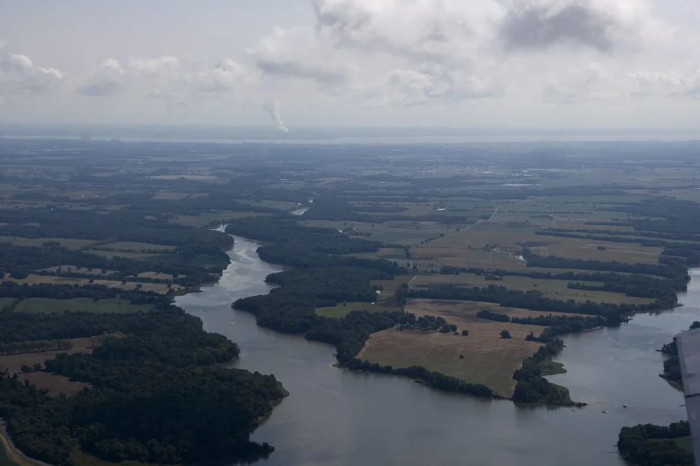 Bohemia River State Park 2 Aerial view of Little Bohemia Creek near Elk Neck, Maryland