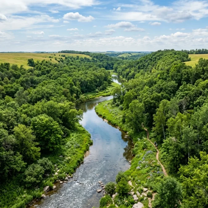 Camden State Park river Minnesota