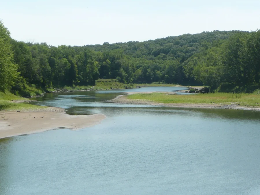 Des Moines River valley in Dolliver Memorial State Park, Iowa