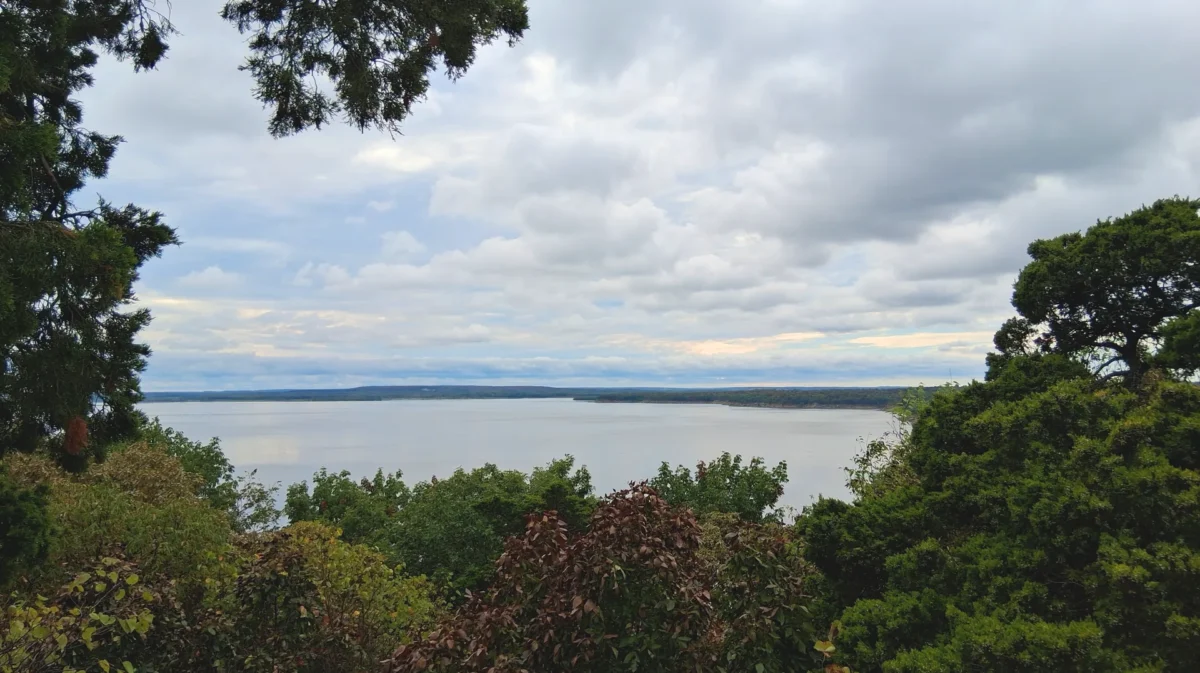 Elk City Lake seen from Memorial Overlook, Kansas