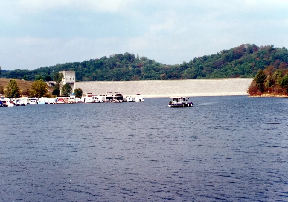 Grayson Lake and Grayson Dam in Carter County, Kentucky