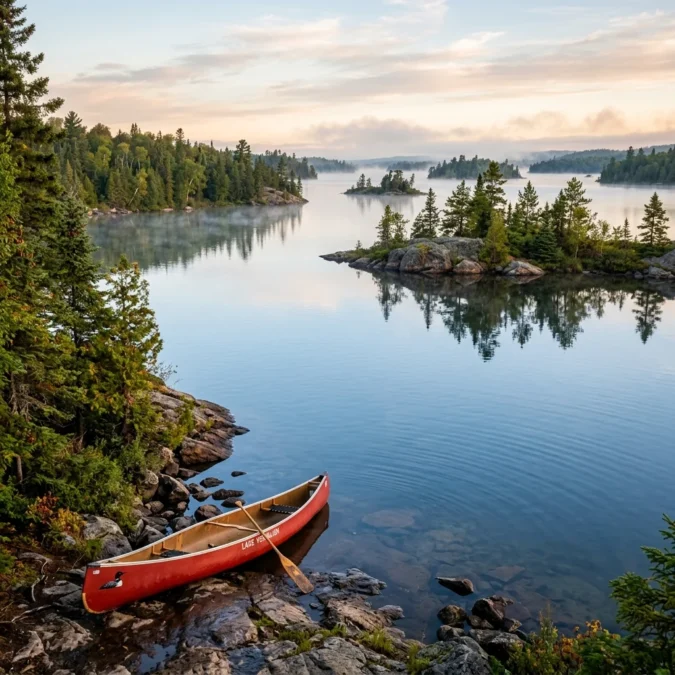 Lake Vermilion State Park canoe