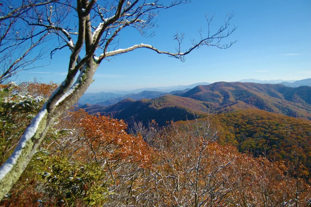 View into Rocky Fork State Park from Buzzard Rock, Tennessee