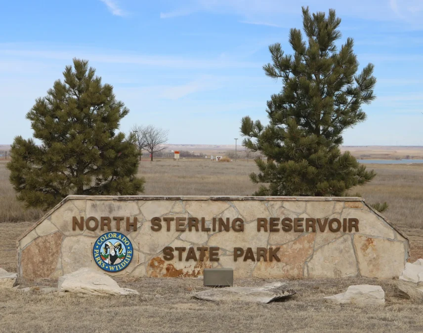 North Sterling State Park 6 Entrance sign for North Sterling Reservoir State Park in Logan County, Colorado