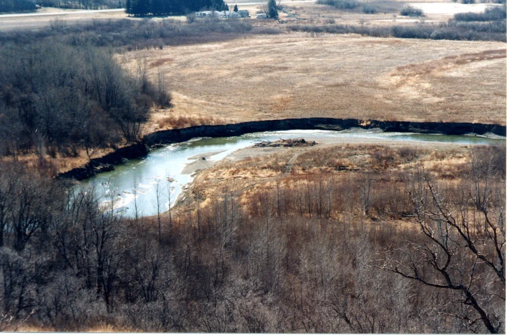 Pembina River Gorge seen from the Lookout Point overlook, North Dakota