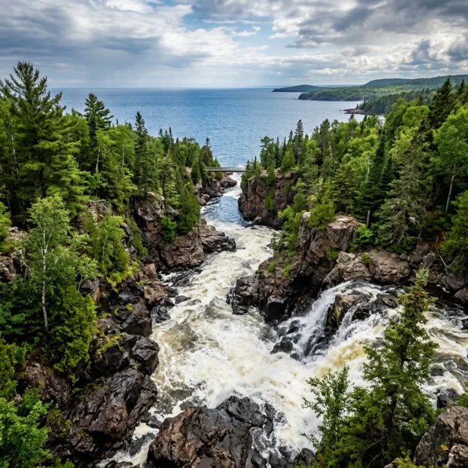 Temperance River gorge Minnesota