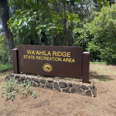 WaΚ»ahila Ridge State Recreation Area