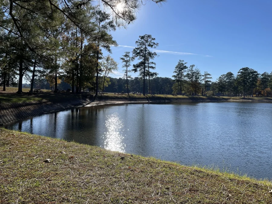 Lake Martin seen from the day-use area of Wind Creek State Park, Alabama
